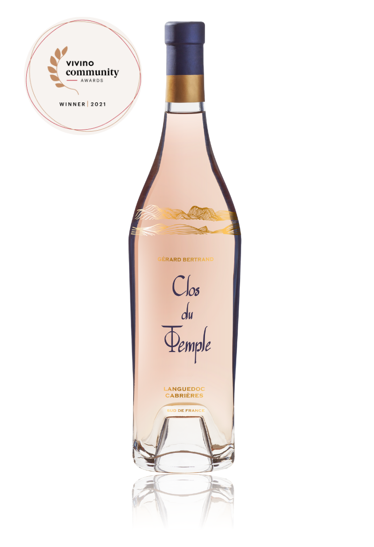 Clos du Temple 3eme du Global Top 100 Rosé Wines aux Vivino Community Awards 2021