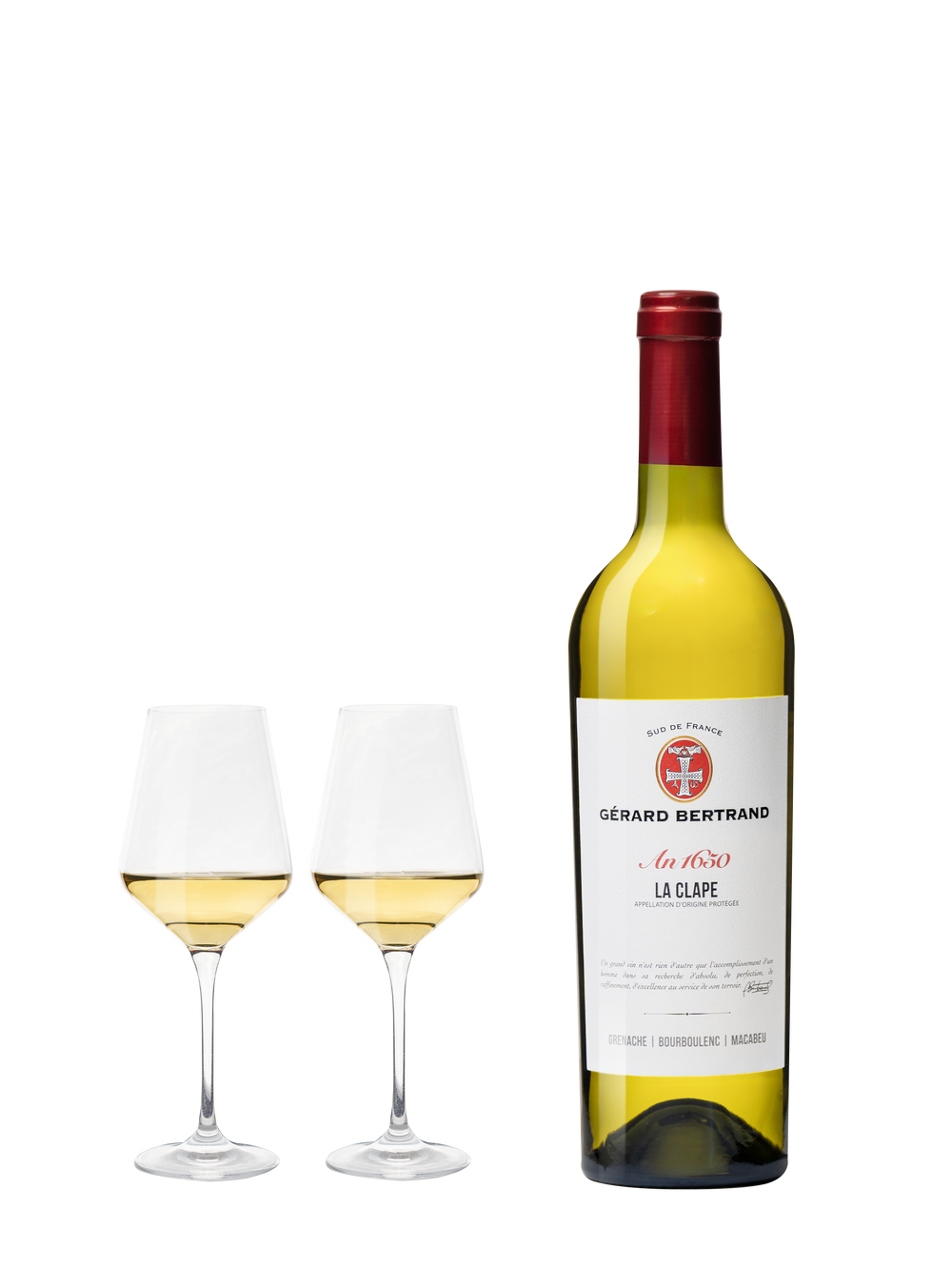 Héritage "An 1650" La Clape vin blanc 2021 75cl