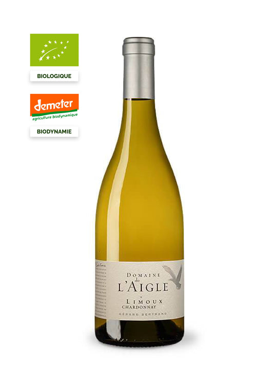 domaine de l'aigle chardonnay vin limoux blanc 2019 vin bio biodynamie